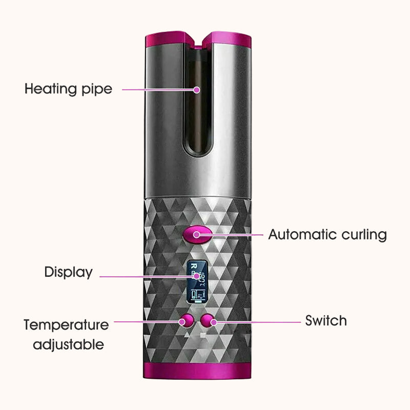 Cordless Automatic Hair Curler