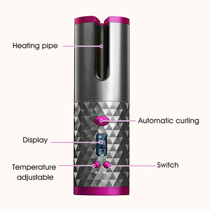 Cordless Automatic Hair Curler