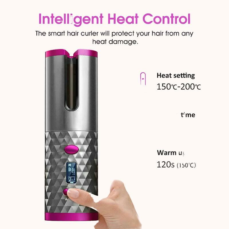 Cordless Automatic Hair Curler